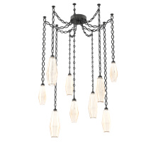 Hammerton SNB0049-09-MB-RA-CH2-L3 - Aalto Multi Light Pendant Multi Port Canopy Matte Black