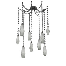 Hammerton SNB0049-09-MB-RS-CH2-L3 - Aalto Multi Light Pendant Multi Port Canopy Matte Black