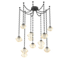 Hammerton SNB0089-09-MB-A-CH1-L1 - Mesa Multi Light Pendant Matte Black