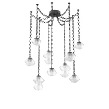 Hammerton SNB0089-09-MB-C-CH1-L1 - Mesa Multi Light Pendant Matte Black