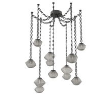 Hammerton SNB0089-09-MB-S-CH2-L1 - Mesa Multi Light Pendant Matte Black