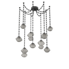 Hammerton SNB0089-09-MB-S-CH3-L1 - Mesa Multi Light Pendant Matte Black