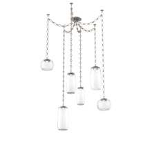 Hammerton SNB0091-06-BS-C-CH1-L1 - Vessel Round Chain 6pc Swag Multi-Pendant