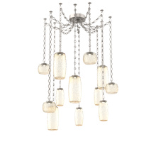 Hammerton SNB0091-12-BS-A-CH1-L1 - Vessel Multi Light Pendant Beige Silver