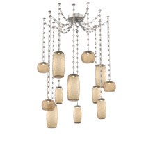 Hammerton SNB0091-12-BS-B-CH3-L1 - Vessel Multi Light Pendant Beige Silver