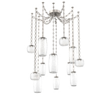 Hammerton SNB0091-12-BS-C-CH2-L1 - Vessel Multi Light Pendant Beige Silver