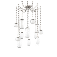 Hammerton SNB0091-12-BS-C-CH3-L1 - Vessel Multi Light Pendant Beige Silver