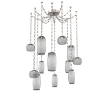 Hammerton SNB0091-12-BS-S-CH1-L1 - Vessel Multi Light Pendant Beige Silver