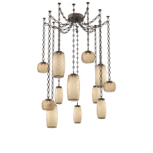 Hammerton SNB0091-12-FB-B-CH1-L1 - Vessel Multi Light Pendant Flat Bronze