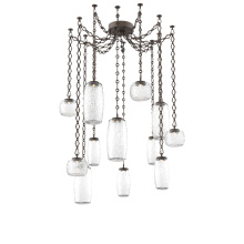 Hammerton SNB0091-12-FB-C-CH1-L1 - Vessel Multi Light Pendant Flat Bronze