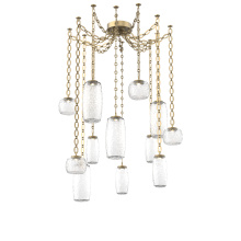 Hammerton SNB0091-12-GB-C-CH2-L1 - Vessel Multi Light Pendant Gilded Brass