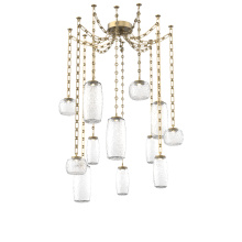 Hammerton SNB0091-12-GB-C-CH3-L1 - Vessel Multi Light Pendant Gilded Brass