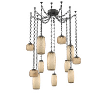 Hammerton SNB0091-12-MB-B-CH1-L1 - Vessel Multi Light Pendant Matte Black
