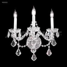 James R Moder 94203S11 - Vienna Glass Light 3 Light Wall Sconce