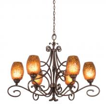 Kalco 5534AC/1576 - Amelie 6 Light Chandelier