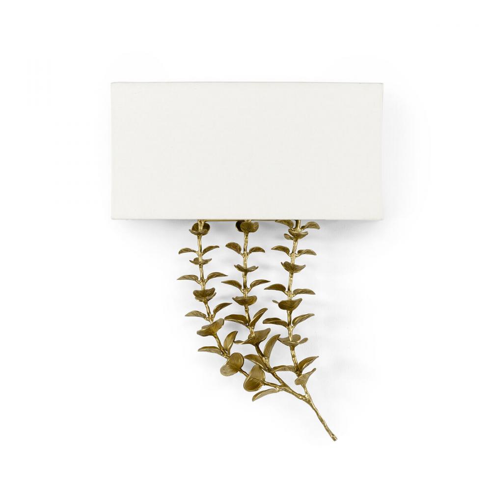 Eucalyptus Leaf Brass Shade Scn Left