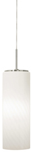 Stone Lighting PD186OPSNX5M - Pendant Gauss Opal Satin Nickel G6.35 Hal 50W Monopoint