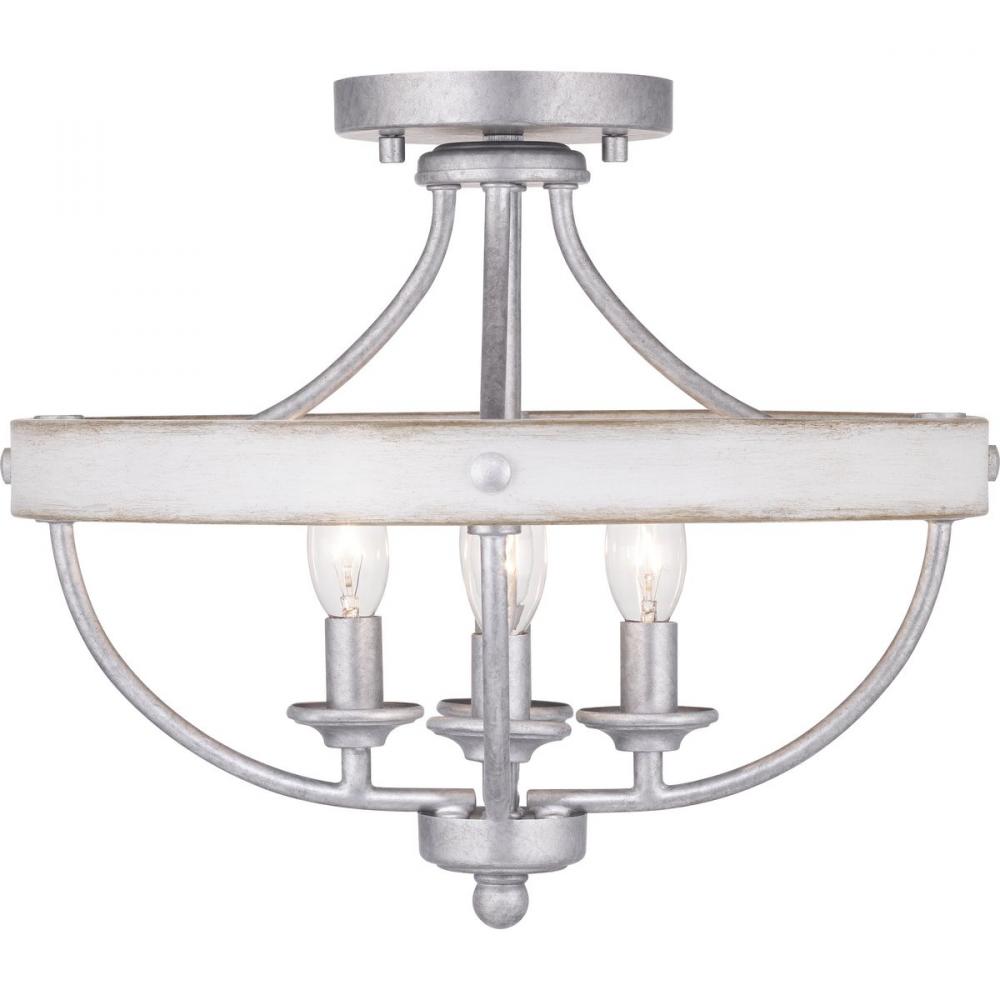 Gulliver Collection Four-Light 14-1/4" Semi-Flush Convertible