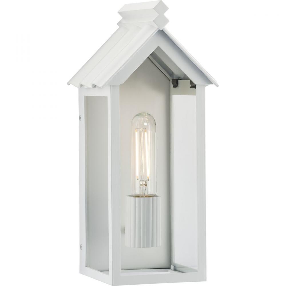 POINT DUMEÂ® by Jeffrey Alan Marks for Progress Lighting Dunemere Shelter White Outdoor Wall Lantern