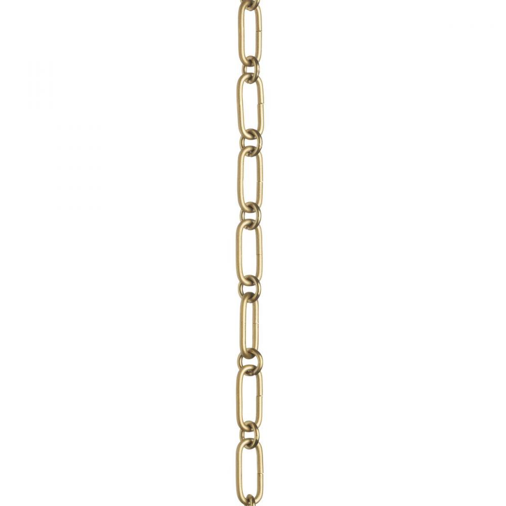 9-Gauge 48-inch Brushed Gold Accessory Chain