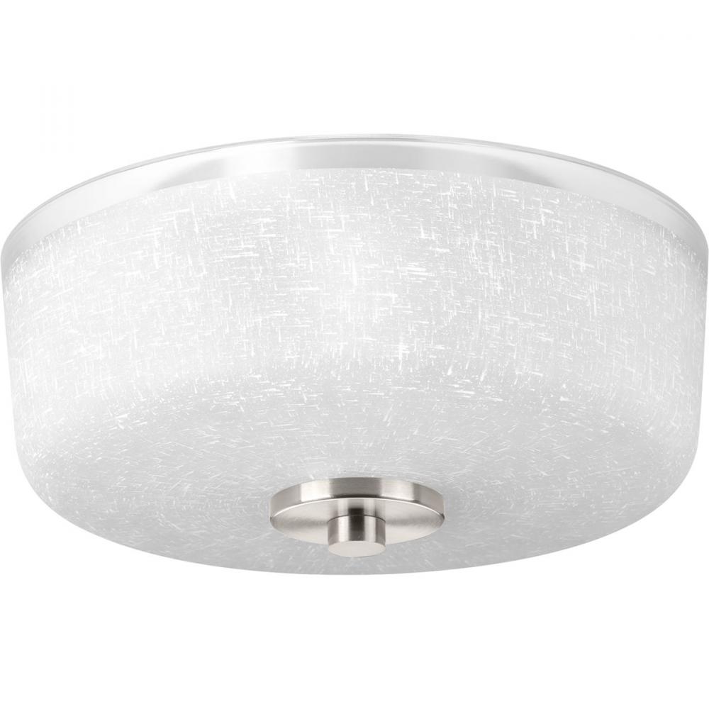 Alexa Collection Two-Light 12-1/4" Flush Mount