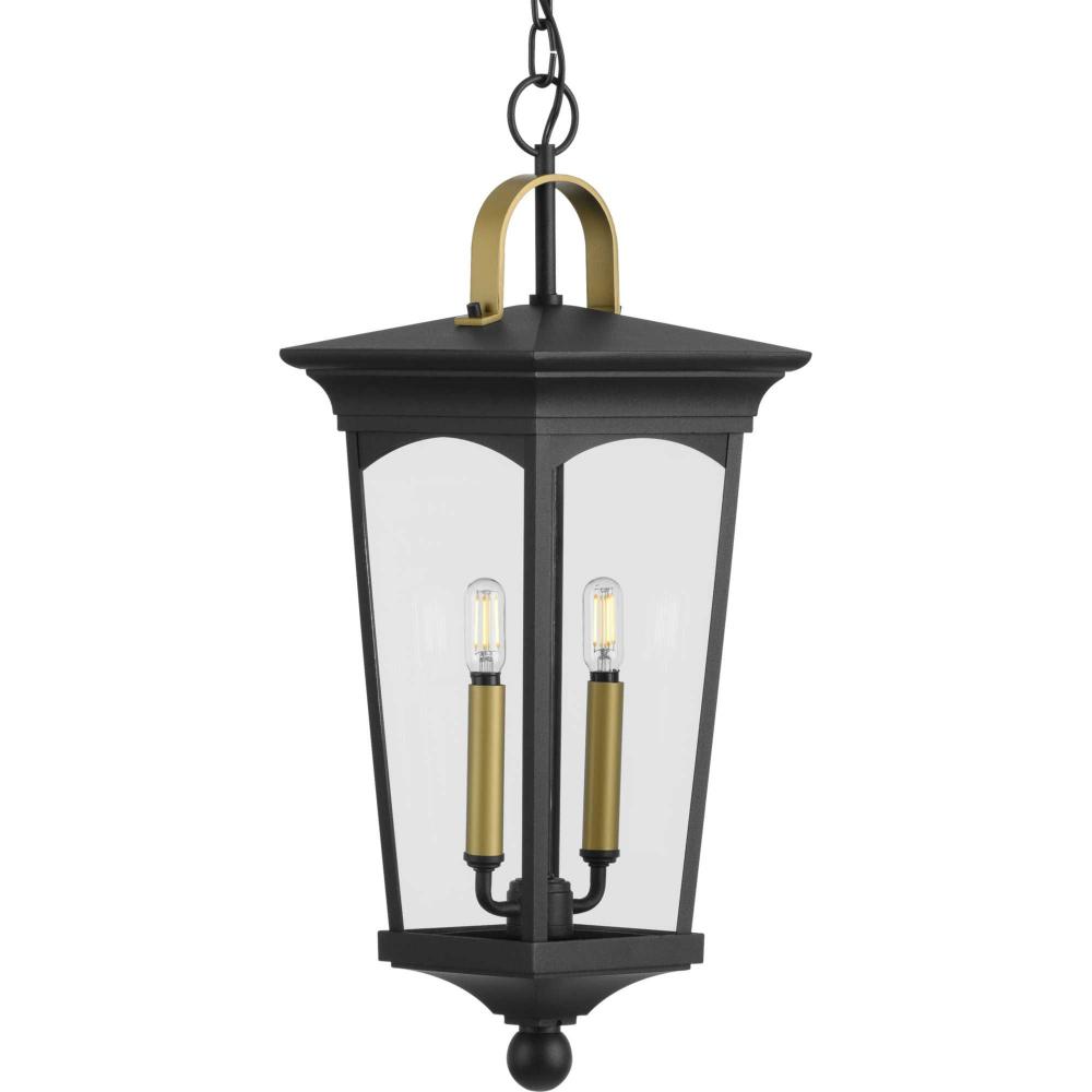 Chatsworth Collection Black Two-Light Hanging Lantern