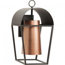 Progress P560336-020 - Hutchence Collection One-Light Antique Bronze with Antique Copper Transitional  Outdoor Large Wall L