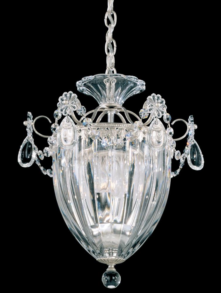 Bagatelle 3 Light 120V Mini Pendant in Etruscan Gold with Heritage Handcut Crystal