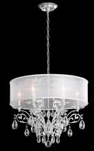 Schonbek 1870 FE7066N-26H2 - Filigrae 6 Light 120V Chandelier in French Gold with Clear Heritage Handcut Crystal and Gold Shade