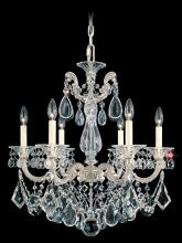 Schonbek 1870 5072-26R - La Scala 6 Light 120V Chandelier in French Gold with Clear Radiance Crystal
