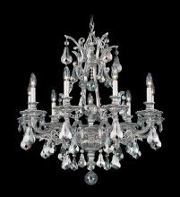 Schonbek 1870 6949-23H - Sophia 9 Light 120V Chandelier in Etruscan Gold with Clear Heritage Handcut Crystal