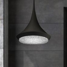 Schonbek 1870 S5518-18O - Verita 18IN LED 3000K/3500K/4000K 120V Pendant in Black with Optic Crystal