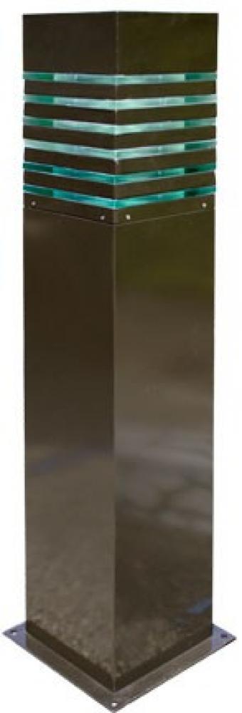 STEEL SQUARE BOLLARD INCAND 120V