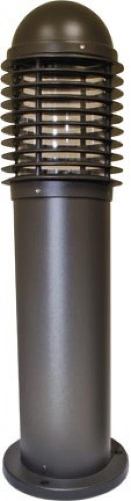 CAST ALUM BOLLARD G24 2PIN 12W 100 LEDS 120-277V 24"