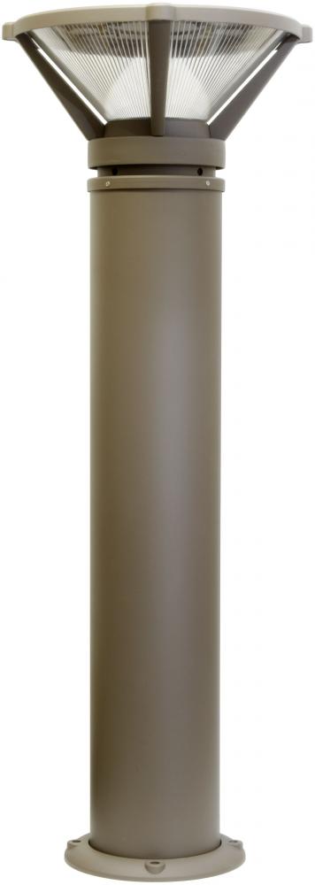 CAST ALUM BOLLARD G24 2PIN 20W 112 LEDS 120-277V