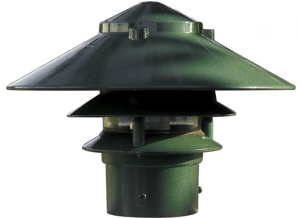 PAGODA FIX 3 TIER 10"TOP 3"BASE INCAND 120V