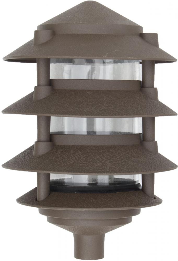 PAGODA FIX 4 TIER 6" TOP 3" BASE G24 2 PIN 12W 60 LEDS