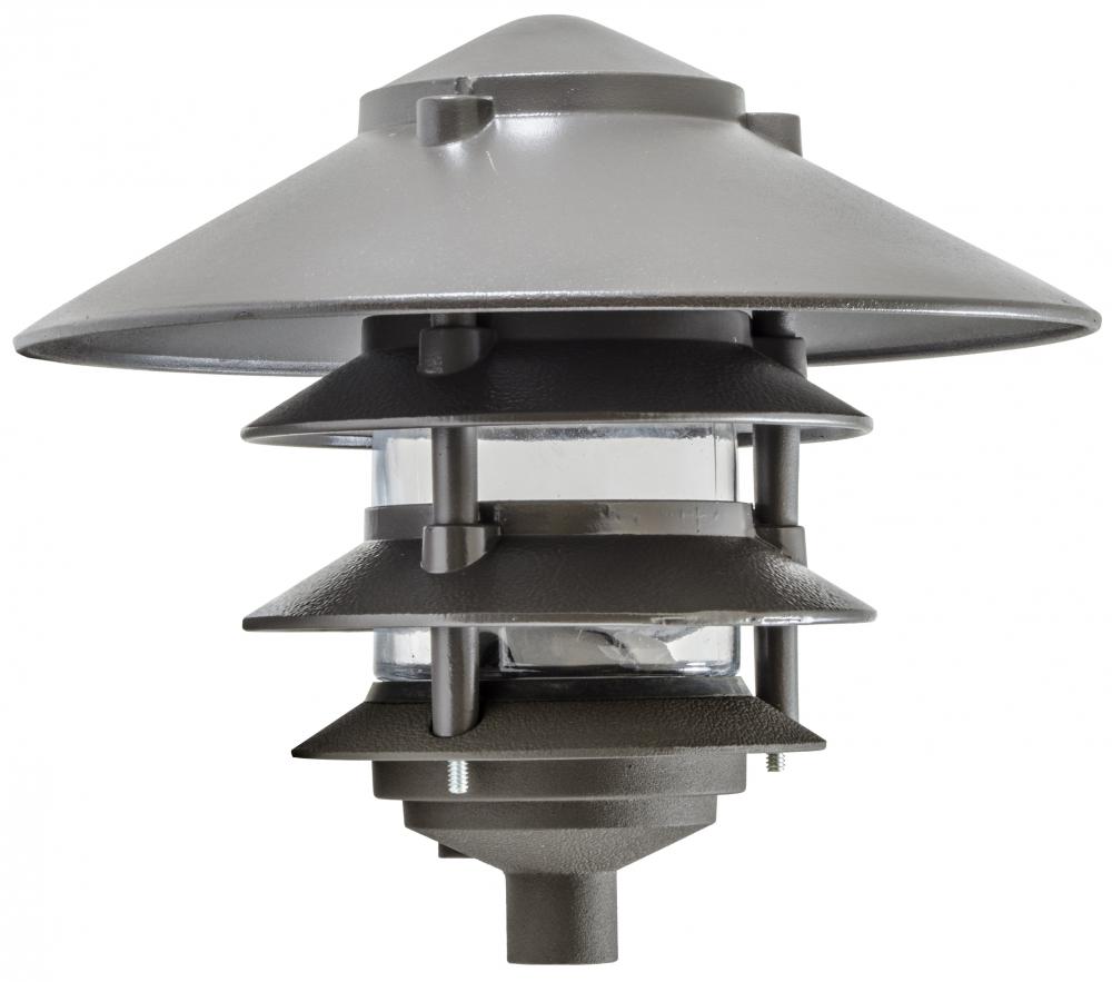 PAGODA FIX 4 TIER 10"TOP 1/2"BASE G24 2 PIN 12W 60 LED