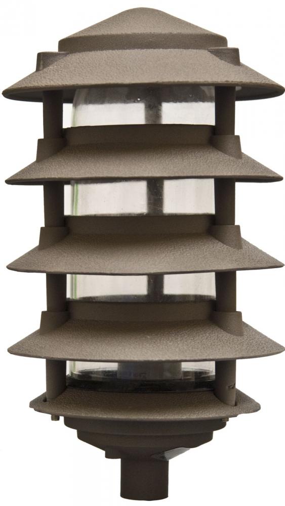 PAGODA FIX 5 TIER 6"TOP 1/2" BASE G24 2 PIN 12W 60 LED