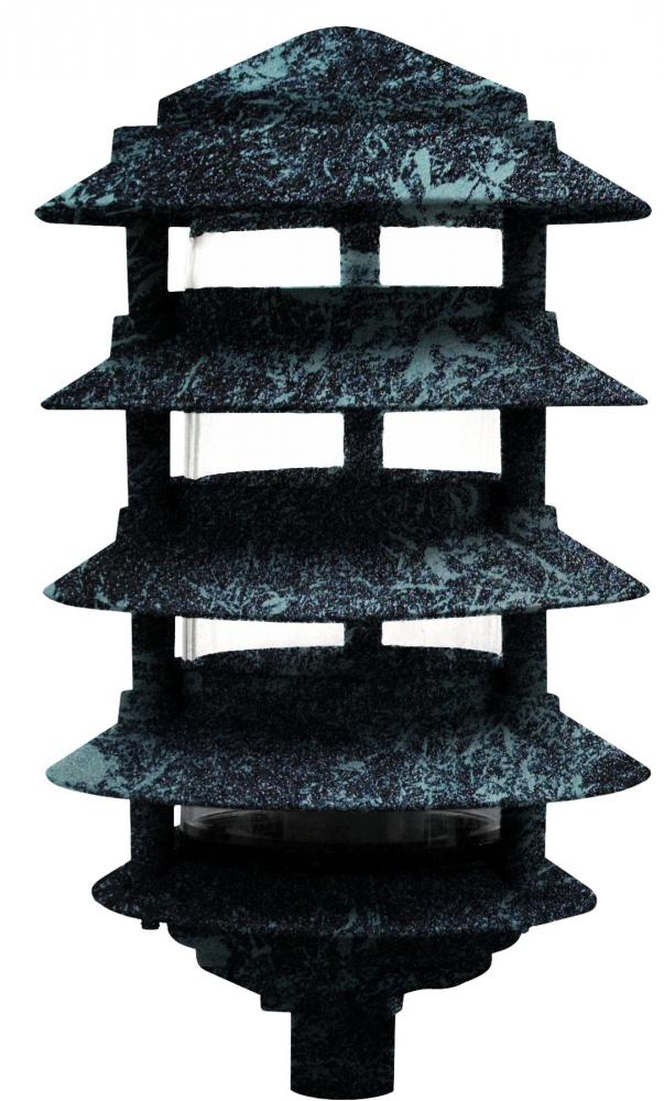 PAGODA FIX 5 TIER 6"TOP 3"BASE 13W DL-S13-GU24 120V