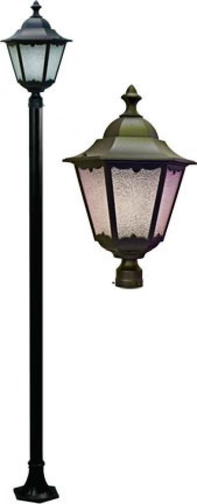 CAST ALUM LANTERN POST FIX LED 20W G24 120V-277V