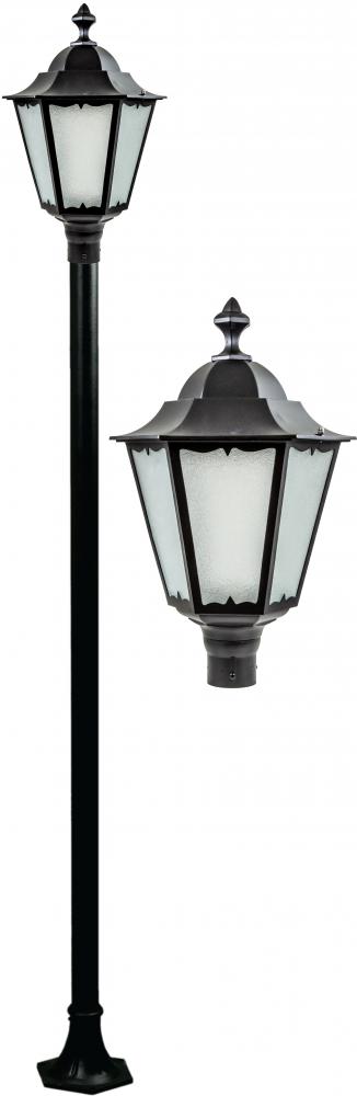 CAST ALUM LANTERN POST FIXTURE 13 WATT DL-S13-GU24 120