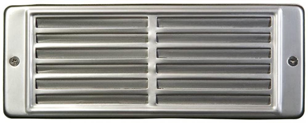 SS304 STEP LIGHT LOUVERED DOWN 2 X 20W JC 12V