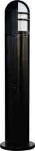 Dabmar D132-35-B - FIBERGLASS BOLLARD OPEN 1/2 CAGE 35W HPS 120V