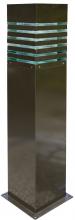 Dabmar D179-BZ - STEEL SQUARE BOLLARD 26W DL-S26-GU24 120V