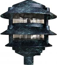 Dabmar D5302-VG - PAGODA FIX 3 TIER 10"TOP 1/2"BASE 13W DL-S13-GU24 120V