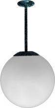 Dabmar D7510-12-VG - 18" CEILING GLOBE FIX 12" DROP 35W HPS 120V