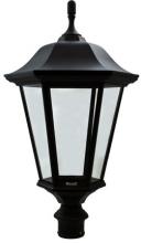 Dabmar GM225-LED20-B - LARGE POST TOP FIX W/CLEAR GLASS LED 20W 85-265V