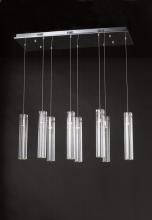 PLC Lighting 21185 PC - PLC 8 Light Chandelier Segretto Collection 21185 PC