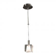 PLC Lighting 7201 SN - 1 Light Mini Pendant Ice-I Collection